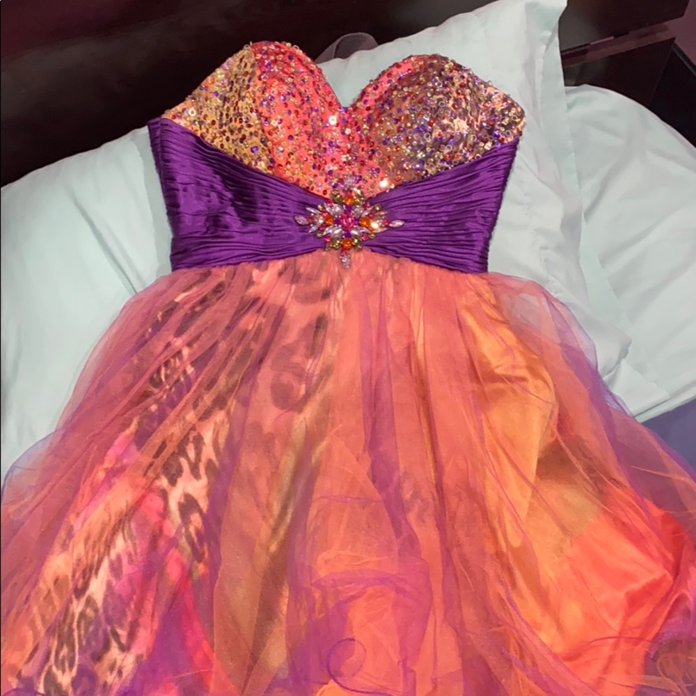 Strapless Sequins Party, Quinces, Prom Dress